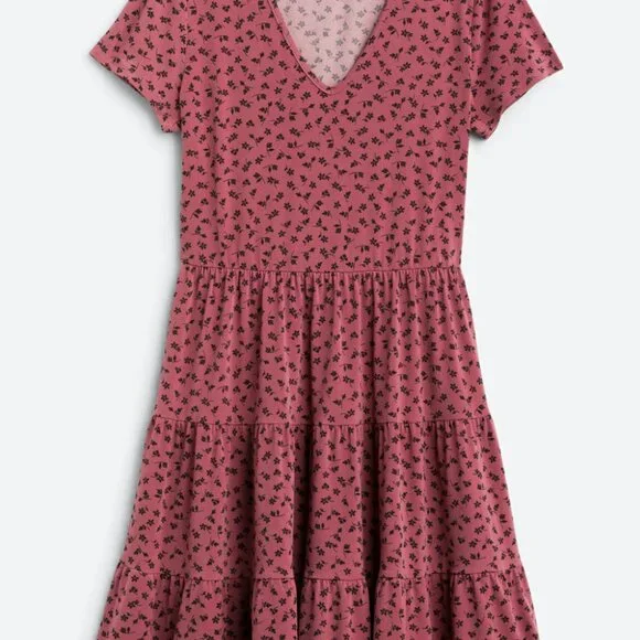 Kaileigh Pink Floral Tiered Dress XL - Picture 11 of 11